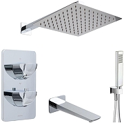 Душевая система Allen Brau Infinity 5.21316-00.SET1 с термостатом цвет Хром