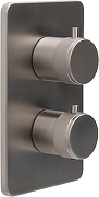 Душевая система Allen Brau Priority 5.31113-BN.SET2 с термостатом цвет Никель брашированный-1