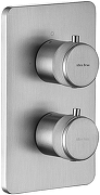 Душевая система Allen Brau Priority 5.31213-BN.SET1 с термостатом цвет Никель брашированный-1