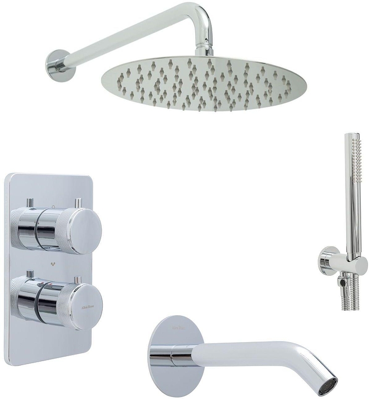 Душевая система Allen Brau Priority 5.31314-00.SET1 с термостатом 