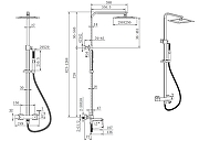 Душевая система Allen Brau Infinity 5.21A29-BN цвет Никель брашированный-1