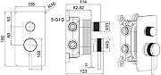 Душевая система Allen Brau Priority 5.31A11-MG.SET2 цвет Графит брашированный-9