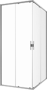 Душевой уголок Allen Brau Priority 120х90 3.32022.BA профиль Серебро браш стекло прозрачное