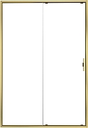 Душевая дверь Allen Brau Priority 140 3.32039.GB профиль Золото брашированное стекло прозрачное