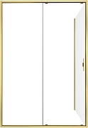 Душевая стенка Allen Brau Priority 90 3.32059.GB профиль Золото брашированное стекло прозрачное-2