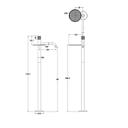 Смеситель для раковины Boheme Stick 120-WCR.2 цвет Белый-1