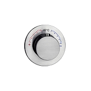 Смеситель для душа Boheme Uno Inox 627-T-INOX с термостатом цвет Нержавеющая сталь