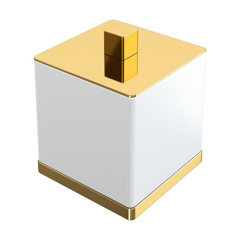 Диспенсер для ватных дисков Boheme Qubic 10964-G 