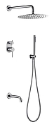 Душевая система Boheme Uno Inox 464-2-INOX цвет Нержавеющая сталь