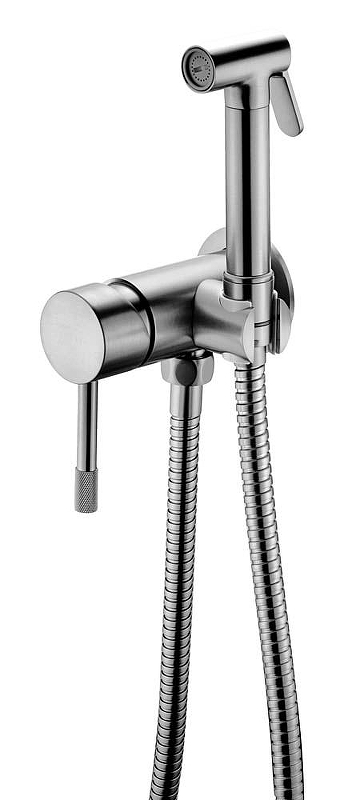 Гигиенический душ со смесителем Boheme Uno Inox 467-INOX 