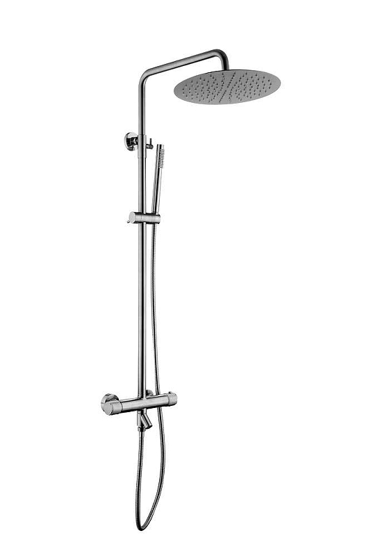 Душевая система Boheme Uno Inox 468-T-INOX с термостатом 