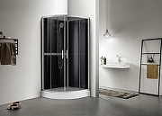 Душевая кабина Azario Denver 90х90 AZ-N10812 900 GREY без гидромассажа-1
