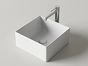 Раковина накладная Ceramicanova Адель (Adele) 35 CN6086 цвет Белый-1