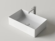 Раковина накладная Ceramicanova Адель (Adele) 55 CN6088 цвет Белый-1