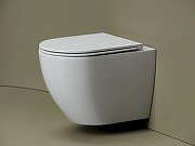 Унитаз подвесной Ceramicanova Амато (Amato) CN4013T цвет Белый с сиденьем Микролифт-1