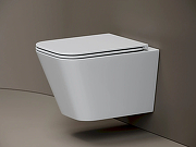 Унитаз подвесной Ceramicanova Пьетро (Pietro) CN4015T цвет Белый с сиденьем Микролифт-1