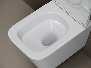 Унитаз подвесной Ceramicanova Пьетро (Pietro) CN4015T цвет Белый с сиденьем Микролифт-7