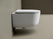 Унитаз подвесной Ceramicanova Маттео (Matteo) CN4016T цвет Белый с сиденьем Микролифт-4