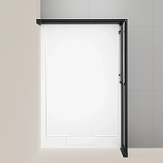 Душевой уголок RGW Passage (Пассаж) PA-245B 120х80 410824582-34 профиль Черный стекло тонированное-3