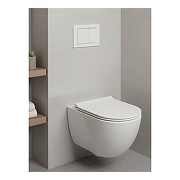Инсталляция для унитаза Grocenberg GS3050-KP3080W с клавишей смыва цвет Белый-7