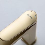 Смеситель для раковины Gappo G1010-3 цвет Золотой сатин-7