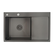 Кухонная мойка Gappo 80 GS7850-6L цвет Графит-3