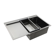 Кухонная мойка Gappo 80 GS7850-6R цвет Графит-5