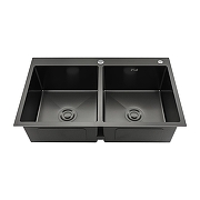 Кухонная мойка Gappo 80 GS8350-6 цвет Графит-2