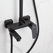 Душевая система Frap F2486-6 цвет Черный-7