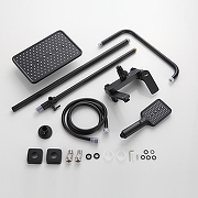 Душевая система Frap F2486-6 цвет Черный-8