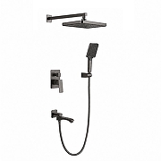 Душевая система Frap F7176-9 цвет Оружейная сталь