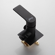 Гигиенический душ со смесителем Frap F7571-6 цвет Черный-5