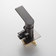Гигиенический душ со смесителем Frap F7571-9 цвет Оружейная сталь-3