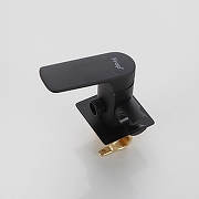 Гигиенический душ со смесителем Frap F7586-26 цвет Черный-5