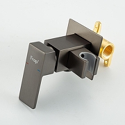 Гигиенический душ со смесителем Frap F7591-29 цвет Оружейная сталь-9