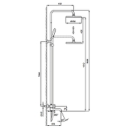 Душевая система Gappo G2406-43 цвет Розовое золото-11