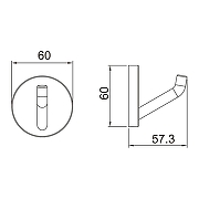 Крючок Gappo G30705-19 цвет Оружейная сталь-5