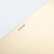 Держатель туалетной бумаги Gappo G30803-3 с полкой цвет Золотой сатин-3