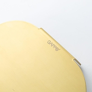 Держатель туалетной бумаги Gappo G30903-3 с полкой цвет Золотой сатин-3
