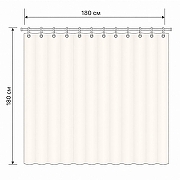 Шторка для ванны Frap 180x180 F8753 цвет Зеленый (Клетка)-2