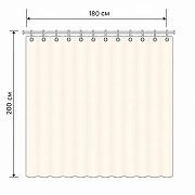 Шторка для ванны Frap 180x200 F8853 цвет Черный (Круги)-2