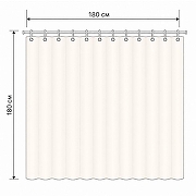 Шторка для ванны Frap 180x180 F8801 цвет Разноцветный (Цветы)-2
