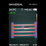 Электрический полотенцесушитель Fixsen Universal 300x500 FX-7200B-2 цвет Черный-5