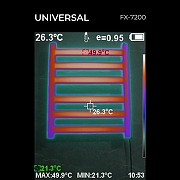 Электрический полотенцесушитель Fixsen Universal 600x500 FX-7200W цвет Белый-5