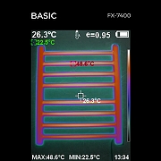 Электрический полотенцесушитель Fixsen Basic 600x500 FX-7400W цвет Белый-5