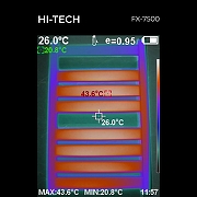 Электрический полотенцесушитель Fixsen Hi-Tech 800x500 FX-7500W цвет Белый-5