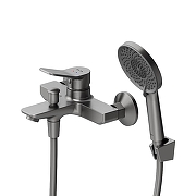 Смеситель для ванны AM.PM X-Joy F85A15155 цвет Оружейная сталь