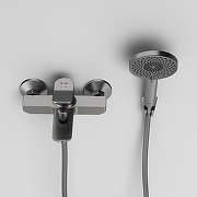 Смеситель для ванны AM.PM X-Joy F85A15155 цвет Оружейная сталь-3