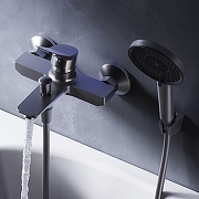 Смеситель для ванны AM.PM X-Joy F85A15155 цвет Оружейная сталь-5