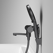 Смеситель для ванны AM.PM X-Joy F85A55122 с термостатом цвет Черный матовый-4